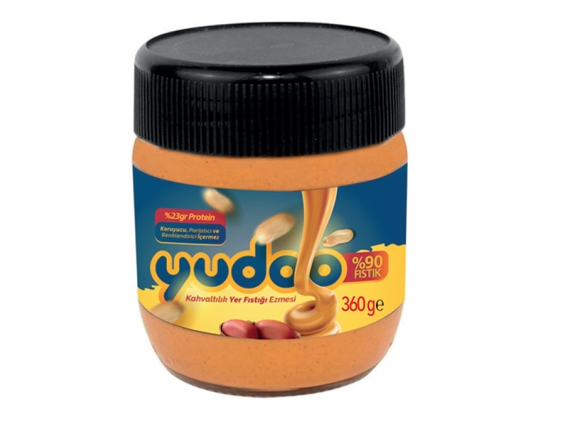 YUDOO Sade %100 Yer Fıstığı Ezmesi 360 gr